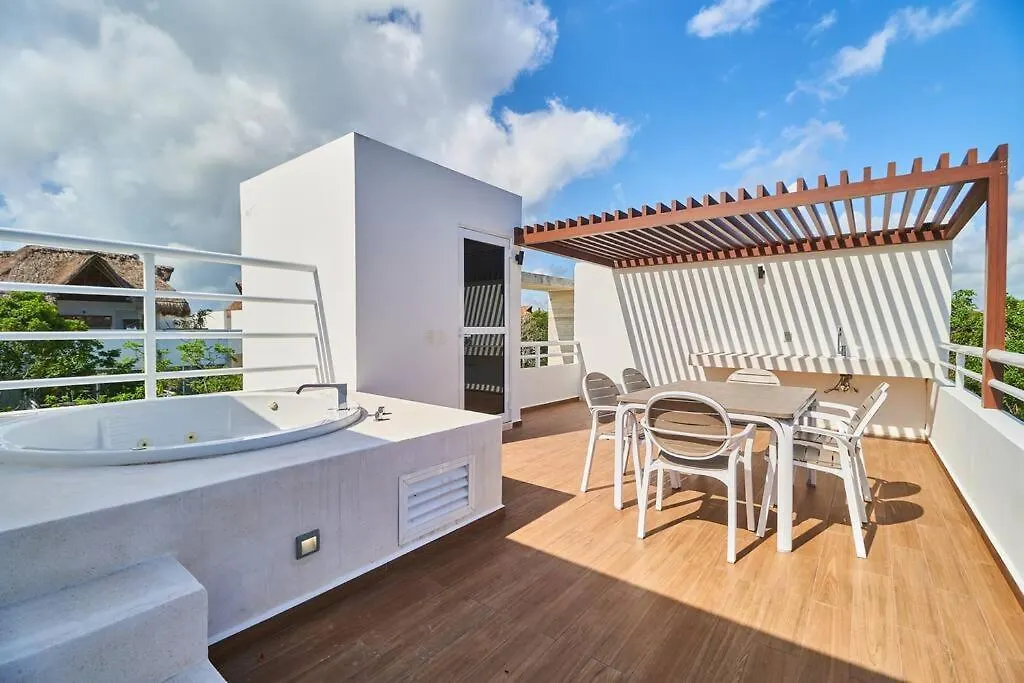Macbeth - Rooftop With Jacuzzi & Beach Club Access Tulum Apartament